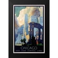 thumbnail image 2 of Ragan, Leslie 13x18 Black Modern Framed Museum Art Print Titled - New York Central Lines / Chicago, 2 of 5