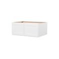 thumbnail image 5 of Furinno Shaker Wall Refrigerator Kitchen Cabinet with 2-Doors, Ready to Assemble, 24 D x 36 W x 15 H, White, 5 of 9