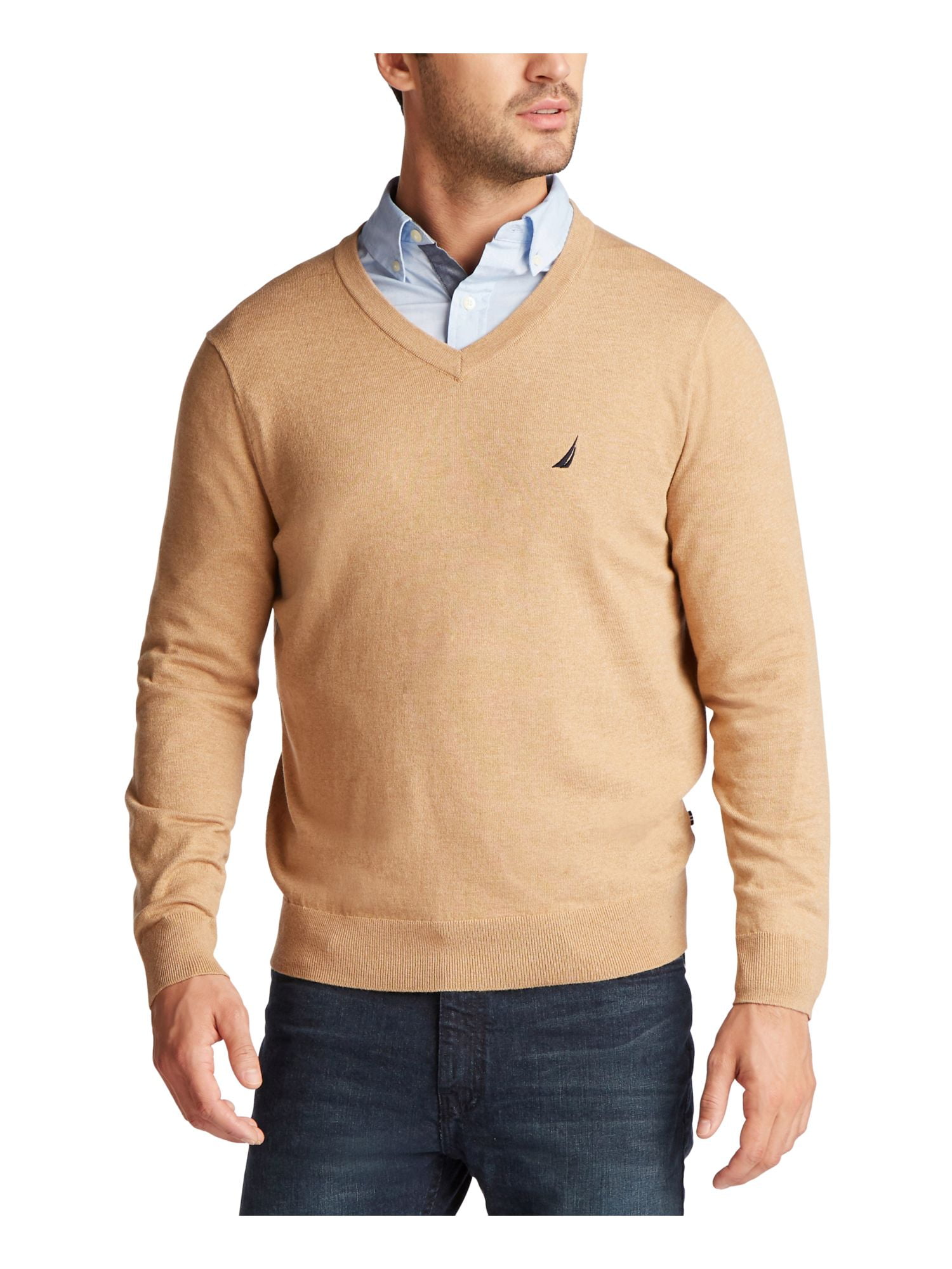 NAUTICA Mens Brown Lightweight Long 