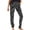 A-White189, variant on Women Boho Leaf Print Jogger Pants Elastic Waist Lightweight Breathable Trousers Beach Vacation Casual Bottoms