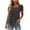 Dark Gray-tshirts for women, variant on Short Sleeve Shirts for Women Trendy Square Neck Pleated T-Shirts Summer Casual Solid Color Tee