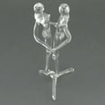 thumbnail image 3 of GlassOfVenice Murano Glass Lovers Statue - Clear, 3 of 4