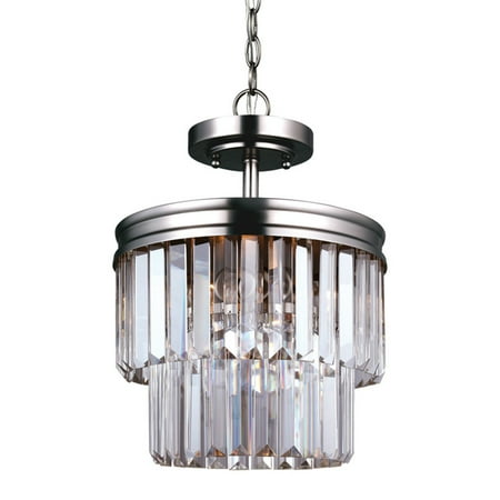 Sea Gull Lighting Plug - Sea Gull Lighting Carondelet 7714002 2-Light Semi-Flush Convertible Pendant