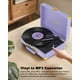 thumbnail image 2 of Tocadiscos Bluetooth de Vinilo TANLANIN Lavanda, 2 of 9