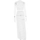 thumbnail image 4 of Faldas largas Conjunto de falda de encaje de 2 piezas para mujer Traje de vacaciones transparente con cuello redondo (Blanco L) Ygjytge Blanco T L para Mujer, 4 of 9