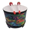 thumbnail image 2 of Tambor de piso sarrollo educativo musicales mazos Instrumento juguete Tambor para niños, 2 of 9