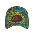thumbnail image 2 of Balery Baseball Cap Adjustable Size for Running Workouts and Outdoor Activities All Seasons Dad Hat(Sunflowers), 2 of 9