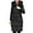 Black, variant on Winter Saving Womens Plus Size Puffer Jacket Solid Casual Thicker Winter Slim Down Lammy Jacket Coat Overcoat