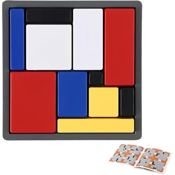 Logic Puzzle Brain Teaser Game for Kids & Adults | Logical Thinking Training Puzzles | 88 Challenging Levels, 4 Difficulty Levels Logic Puzzles | for Kids Adults Home School Office Travel Camping