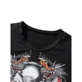 thumbnail image 4 of Women Summer Casual Gothic Tops Short Sleeve T-Shirt Vintage Graphic Loose Tees Aesthetic Clothes, 4 of 7