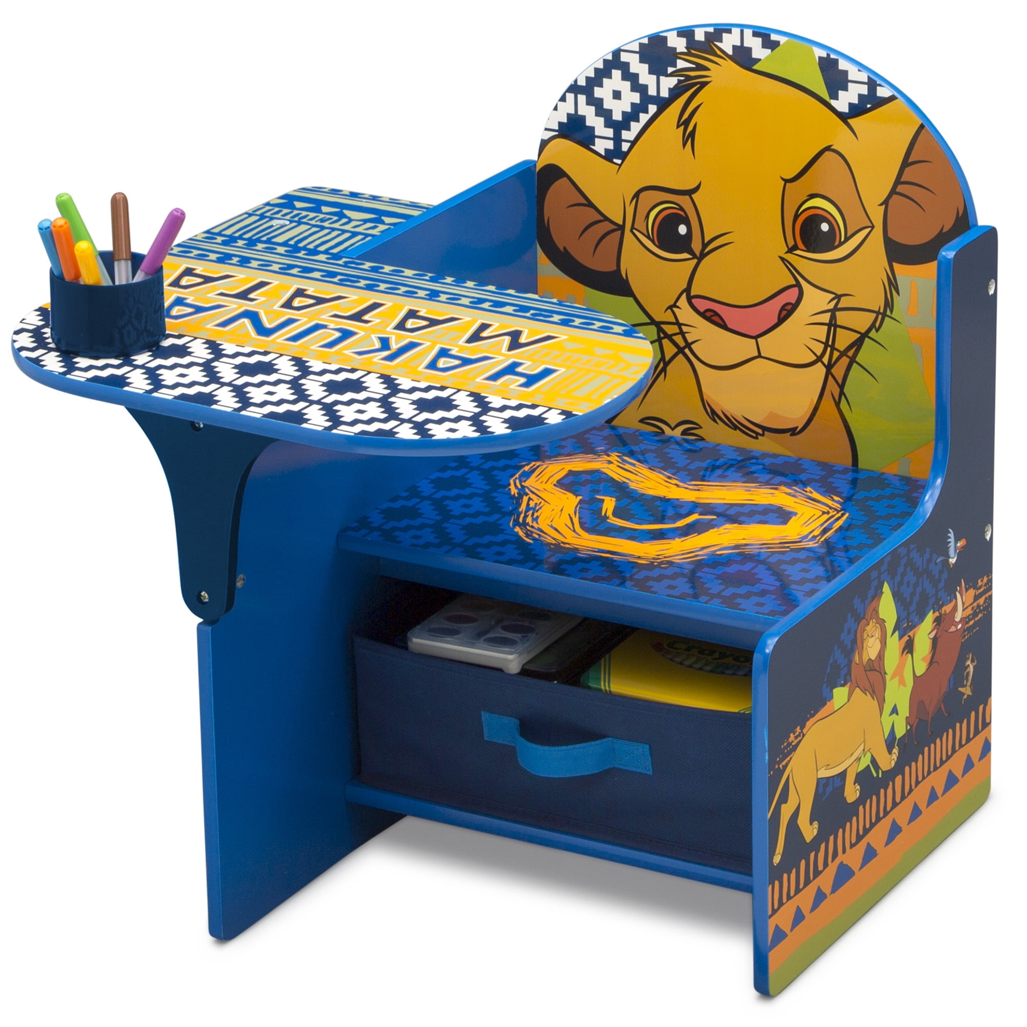 The Lion King Chair Desk with Storage Bin by Delta Children