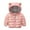 Pink, variant on KYAIGUO 9M-5Y Baby Boys Girls down Jacket Hooded Kids Autumn Winter Long Sleeve Cozy Warm Outerwear for Infant