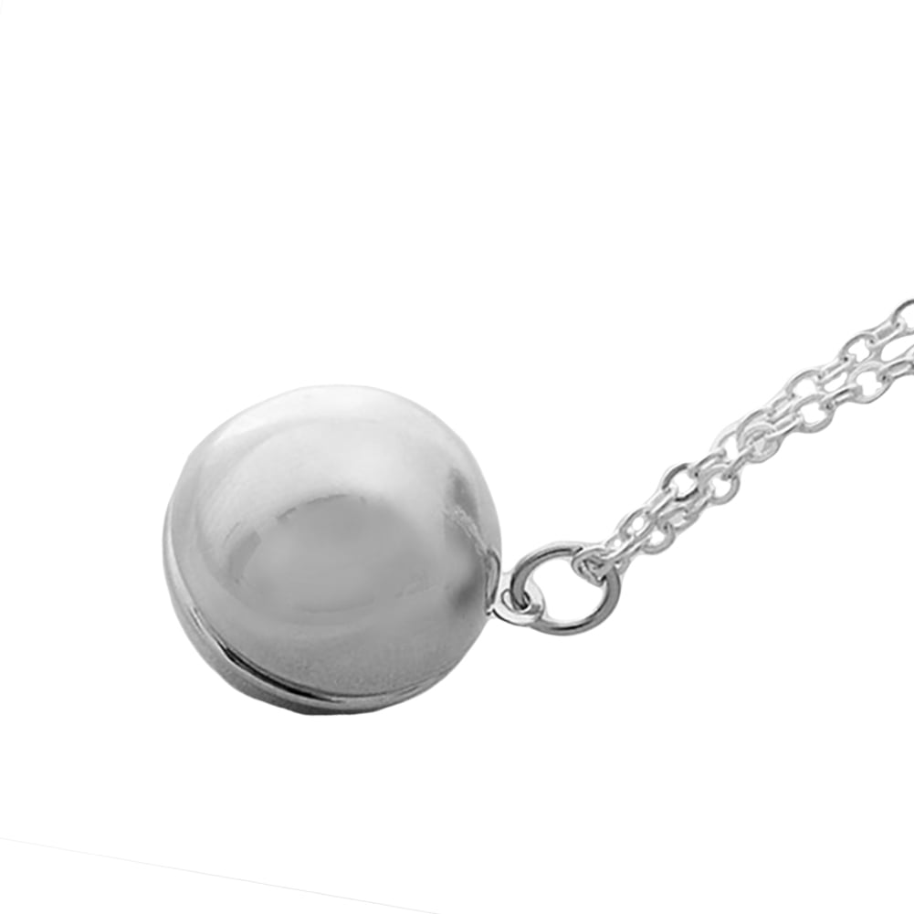 EOMOCO Secret Message Ball Locket Necklace,Secret Message Ball Pendant Locket Chain Jewelry Necklace Gifts. 