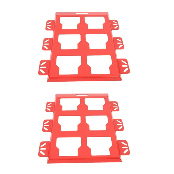 Boîte de Rangement pour Outils, 2 Ensembles Base de Montage en Acier Inoxydable pour Lits de Camion