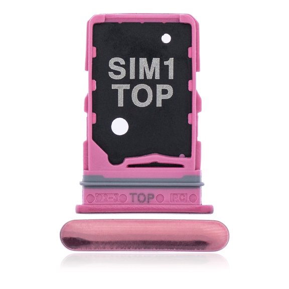 Replacement Dual Sim Card Tray Compatible For Samsung Galaxy A80 (A805 / 2019) (Pink)