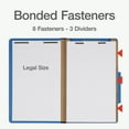 thumbnail image 3 of Pendaflex Heavy Duty Classification Folder 3-Dividers 3" Expansion Legal Size Blue 10/Box (1006944), 3 of 4
