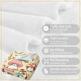 thumbnail image 2 of Yibo Mushroom Blanket Mushroom Gifts for Women Soft Cozy Flannel Mushroom Blanket Mushroom Cottagecore Stuff Gifts for Mushroom Lovers Couch Bedding Decor, 2 of 6