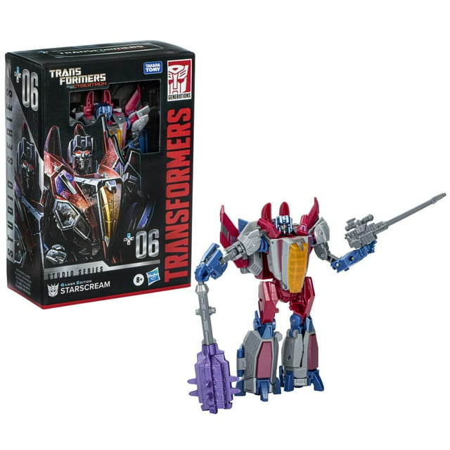 Figura de acción Transformers Studio Series Voyager Starscream 6.5 pulgadas Transformers