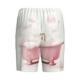thumbnail image 5 of Naloa Cute Bathtub Men's Short Pajama Pants, Lounge Comfort Shorts with Elasticized Waistband and Side Pockets - X-Large, 5 of 9