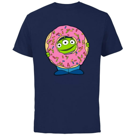 Disney and Pixar’s Toy Story Alien Donut - Short Sleeve Cotton T-Shirt for Adults - Customized-Charcoal