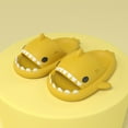 thumbnail image 2 of Bathroom Sandals Cute Shark Slippers for Women Men, Shower Slides Casual Beach Shoes Anti-Slip Novelty Open Toe Lightweight Sole Sandals, 2 of 4