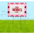 thumbnail image 1 of Happy Valentines Day (18" x 24") Yard Sign, Includes Metal Step Stake, 1 of 6