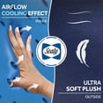 thumbnail image 2 of Sealy Adult Semicircular Memory Foam Wrap Pillow, Blue, 2 of 6
