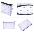 thumbnail image 3 of 1 Pc Mujeres Bolsa de Cosméticos Portátil para Viajes de Vacaciones, Negocios y Gimnasio Nailon Malla Púrpura-L, 3 of 4