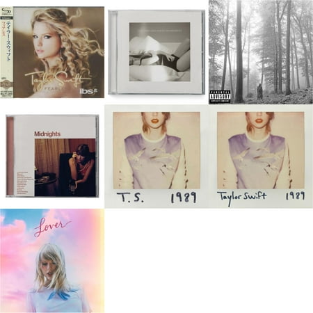Fearless & Folklore (X) & Midnights (X) (Blood Moon CD) & Tortured Poets Department (X) (Manuscript- Bonus Track) & 1989 & Lover (Deluxe) (Version 2) & 1989