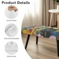 thumbnail image 6 of Xoenoiee Cat Daisy Flower Print Waterproof Dining Bench Cover, Washable Bench Covers Slipcover, Rectangle Bench Seat Covers for Dining Room Living Room Kitchen, 6 of 7