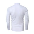 thumbnail image 5 of Biekopu Mens High Neck Polo Neck Tops Turtleneck Cotton Pull Over Sweaters Stretch Jumpers, 5 of 9