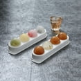 thumbnail image 3 of Bandeja redonda para cubitos de hielo de 4 cavidades, molde para hacer cubitos de hielo en forma de bola, fácil de sacar, molde para hornear pasteles de gelatina con tapa extraíble, 3 of 6