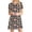 1-Brown, variant on Summer Shift Dresses for Women Beach Floral Cute T Shirt Dress Sundress Casual Boho Crewneck Short Sleeve Mini Dress