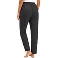 thumbnail image 4 of Clossjun Cotton Linen Pants for Women Loose Fit Daily Wear Summer Fall Sweatpants Casual Soft Lightweight Trousers 2XL, 4 of 5