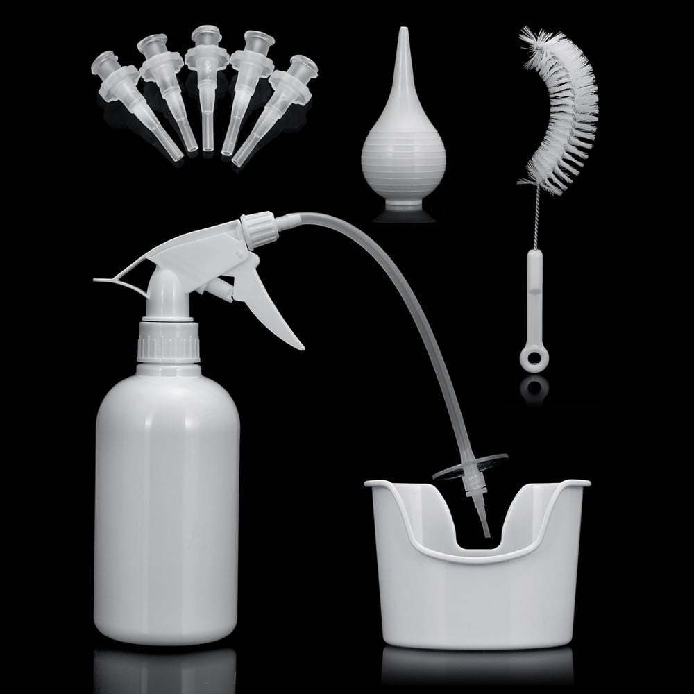 10Pcs/Set Ear Wax Removal Tool Kit with 5 Replacement Tip, Wash Basin