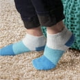 Women's Extra Large Super Aloe Infused Fuzzy Nylon Socks (3 Pairs