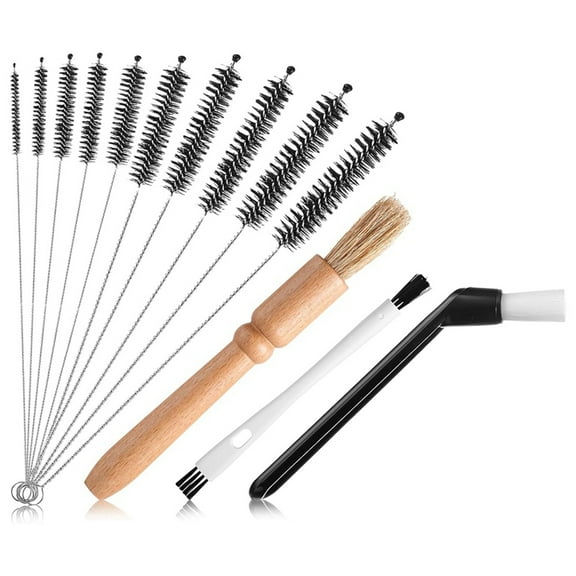 Coffee Grinder Brush Set, 13 PCS Coffee Brush Espresso Machine Cleaning Brushes Kit for Espresso Machine Cleaning