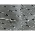 thumbnail image 3 of Ambesonne Cat Print Quilted Bedspread Set 3 Pcs, Funny Kitten Stripes Art, Twin, Black and White, 3 of 4