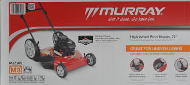 Murray 22" 2n1 Sd High Wheel Push Mower - image 2 of 4