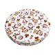 thumbnail image 1 of Disketp Christmas Santa Cartoon Snowman Funda Redonda para Taburete, Funda de Cojín para Silla de Bar Suave y Elástica-12 inch, 1 of 7