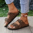thumbnail image 2 of SACFOF Slide Sandals for Women with Soft Cork Footbed and Strap, Ladies Fashion Platform Slide Sandals Comfortable Slip On Style, 2 of 6