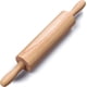 thumbnail image 1 of Rodillo de madera clásico, rodillo de masa con centro giratorio y asas para todas las necesidades de horneado, 1 of 4