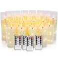 thumbnail image 1 of Set de velas CAKETYCG de 24 piezas, LED sin llama con control remoto y temporizador, 1 of 9