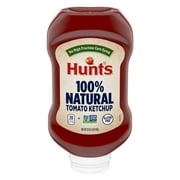 Hunts 100% Natural Tomato Ketchup, 32 oz Squeeze Bottle