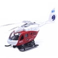 thumbnail image 5 of Police Helicopter Plane - Realistic Police Helicopter Plane Pull Back LED Music Model Kids Toy Collection, 5 of 6