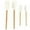 Khaki, variant on Four Piece Set Silicone Soft Scraper Food Grade High Temperature Multifunctional Household Baking Utensils Shovel Cake Spatula