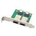 thumbnail image 2 of Cablecc Adaptateur Femelle Mini SAS SFF-8088 vers SAS 36Pin SFF-8087 avec Support PCI, 2 of 4
