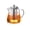 32 fl oz, variant on 43 fl oz Glass Tea Pot with Infuser, Stovetop Safe Loose Leaf and Blooming Tea Maker
