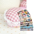thumbnail image 2 of 8Pcs Cute Animals Cat Bear Fat Quarters Fabric Bundles for Quilting Sewing Crafting Cotton Fabric (Cat), 2 of 7