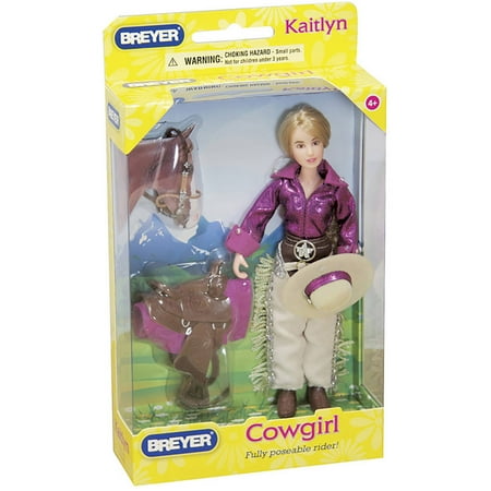 Horse Fox - Breyer Classics Kaitlyn Cowgirl - Rider for Classics Toy Horses (1:12 Scale)